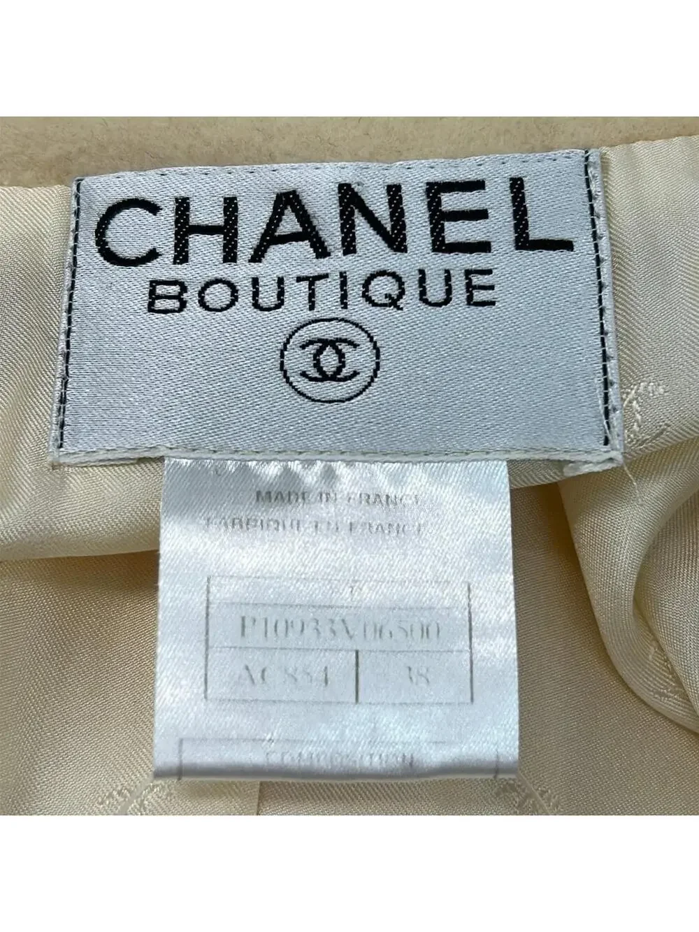 Chanel Cream Women's Jacket #299987C68B